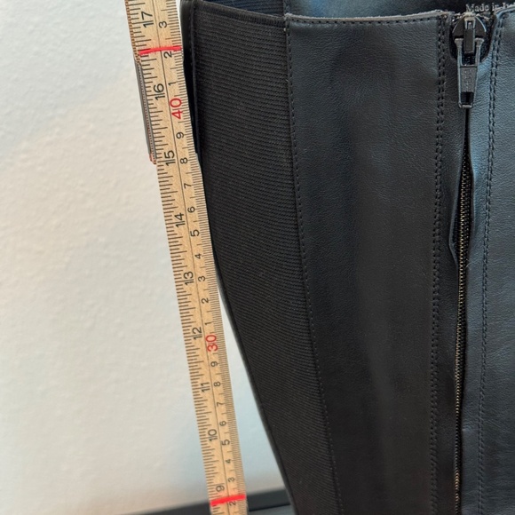 SAS ITALY Duchess Black Leather Knee High Tall Riding Boots Womens Size 10M - Picture 13 of 16